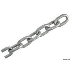 Chaîne galvanisée à maille liège 6 mm x 100 m Osculati - Chaîne à m...