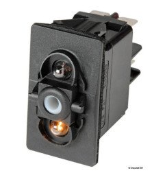 Interrupteur (ON)-OFF-(ON) 2 LED 12 V Carling Technologies - Interr...