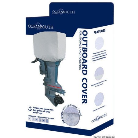Capote gris100-150HP hors-bord 2/4temps OCEANSOUTH