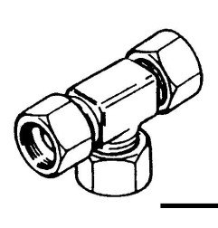 Raccord en T 3/8 Ultraflex (TF 38)