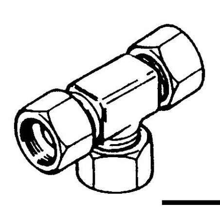 Raccord en T 3/8 Ultraflex (TF 38)