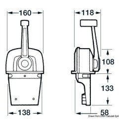 Boîtier mono levier Ultraflex B77