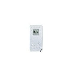 Bascule symboles lumineux Flap blanche C Carling Technologies - Bas...