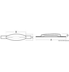 Anode à souder 1000 g