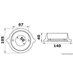 Anode collier 105 mm