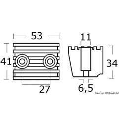 Anode pied zinc Volvo DPX