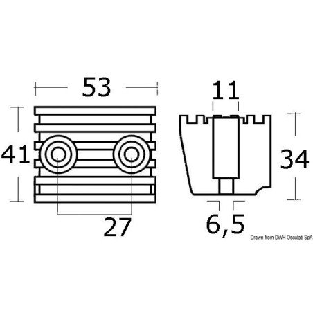 Anode pied zinc Volvo DPX