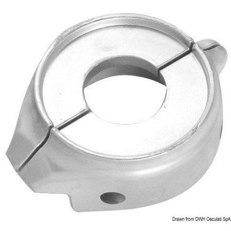 Anode collier magnésium Volvo 107 mm