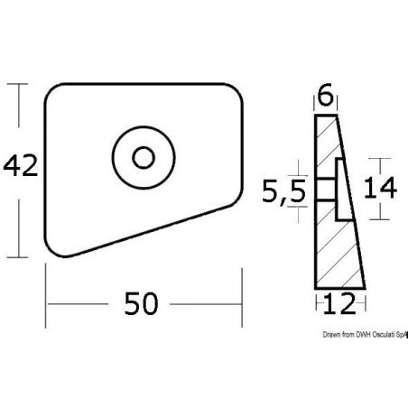 Double anode zinc pour Johnson/Evinrude 20/25/35 HP