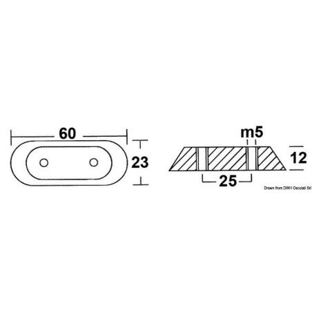Anode zinc pour Honda hors-bords