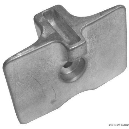 Plaquette zinc Yamaha 80 pour 58 mm