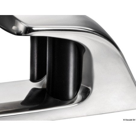Chaumard droit à rouleau en inox Capri 212 mm
