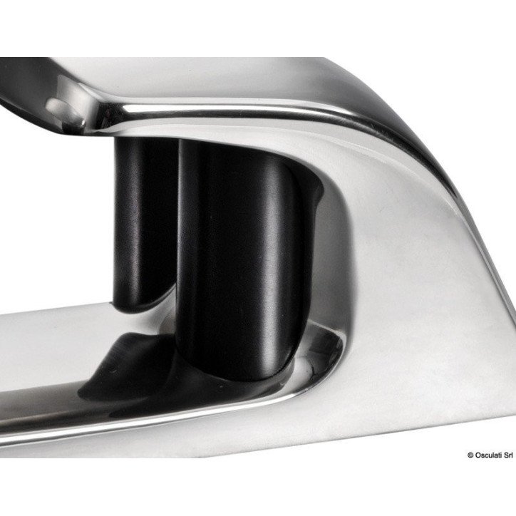 Chaumard droit à rouleau en inox Capri 212 mm