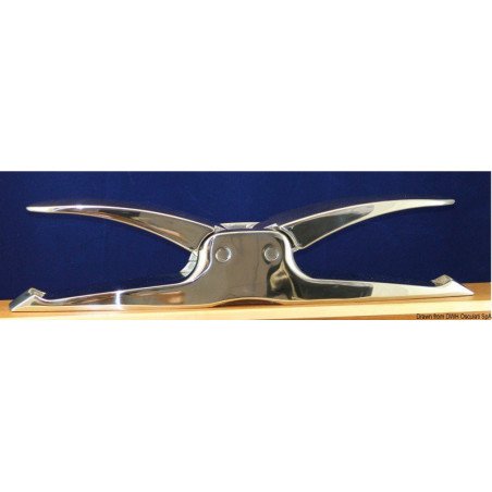 Taquet rabattable WING AISI 316 480x75 mm