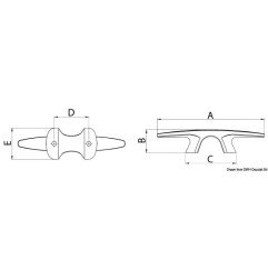 Taquet Bull Dog Black Line 158 mm