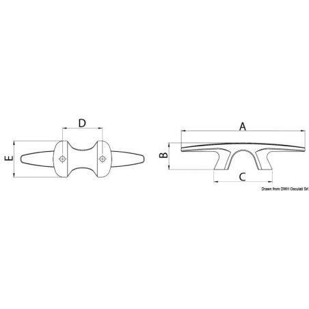Taquet Bull Dog 158 mm