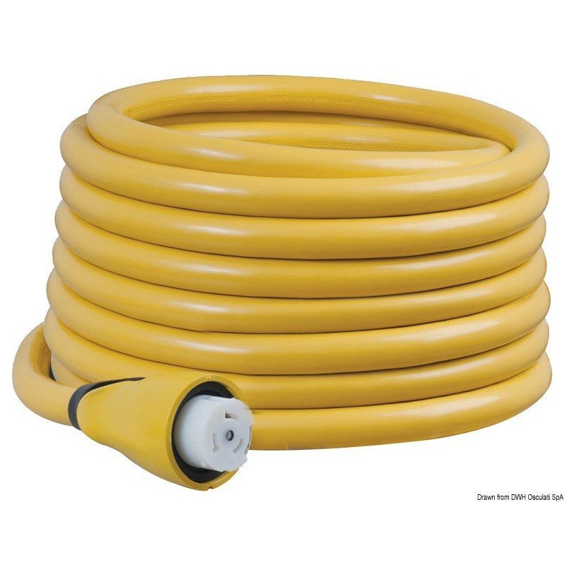 Câble + prise Marinco 32 A 15 m Osculati - Câble avec fiches MARINC...