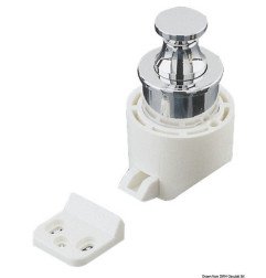 Déclic portes plastique blanc