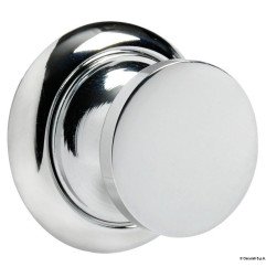 Pommeau + bague Rond ABS chromé