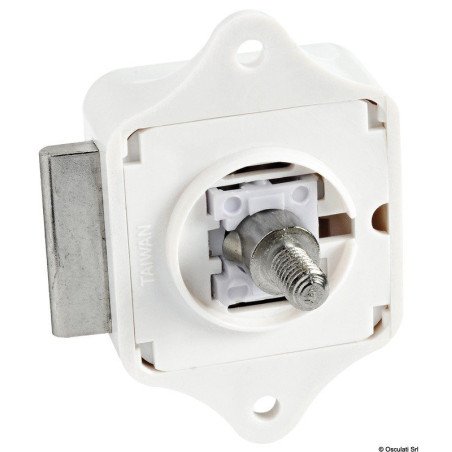 Déclic à bouton MEDIUM blanc