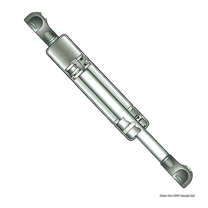 Ressort à gaz à sphère AISI 316 380 mm 26 kg