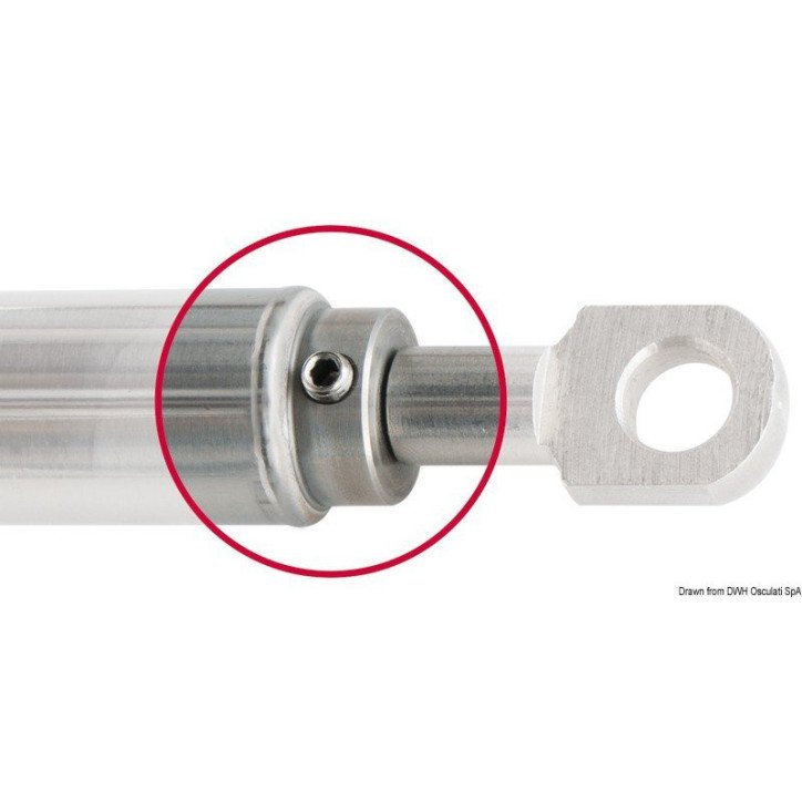 Ressort à gaz AISI 316 272 mm 40 kg
