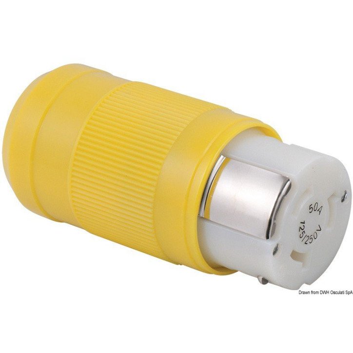 Fiche Marinco bipolaire monophasé 3 fils