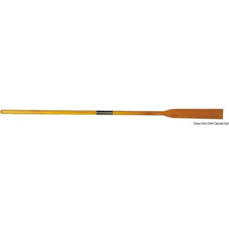 Aviron en hêtre pour canots 165 cm