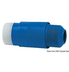 Fiche 30 A 220 V bleu Osculati - Série de prises + fiches étanches ...
