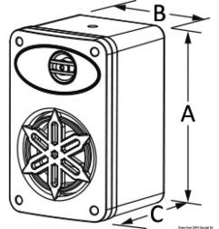 Haut-parleurs 2 voies x intérieur 4 -2x120W noir