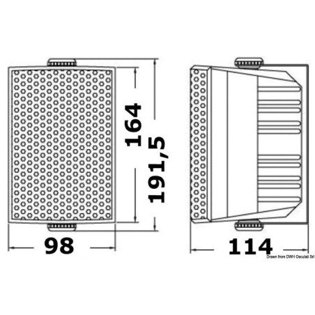 Cabinet stereo 2-way speakers black