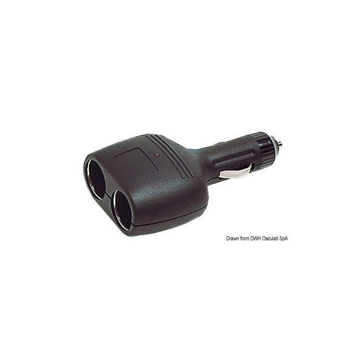 Double prise d'alimentation 12 V