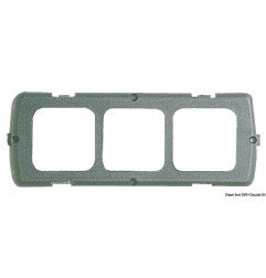 Kit pour montage triple gris foncé CBE - Matériel électrique modul...