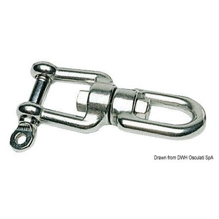 Emerillon œil-manille AISI 316 8 mm Osculati - Émerillons en inox A...