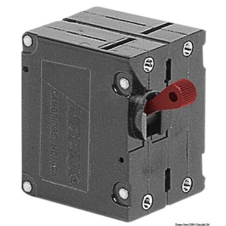 Interrupteur Airpax automatique magnéto 20 A 80 V Osculati - Interr...