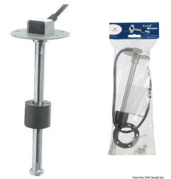 Capteur niveau vertical inox 316 240/33 Ohm 70 cm