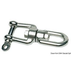 Emerillon œil-manille AISI 316 5 mm Osculati - Émerillons en inox A...