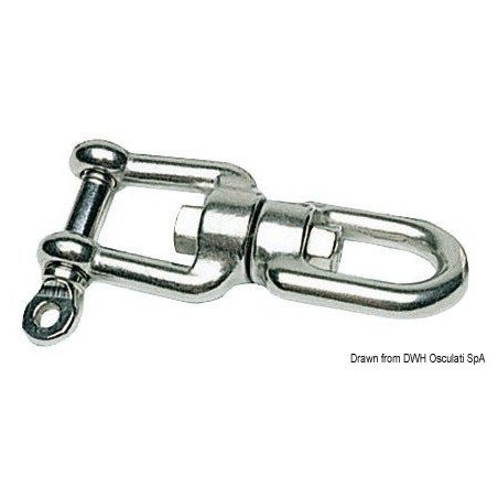 Emerillon œil-manille AISI 316 5 mm Osculati - Émerillons en inox A...
