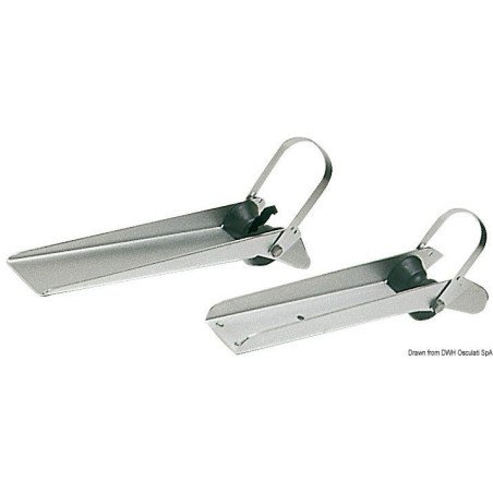 Davier de proue en inox satiné 588 mm Osculati - Davier de proue - ...