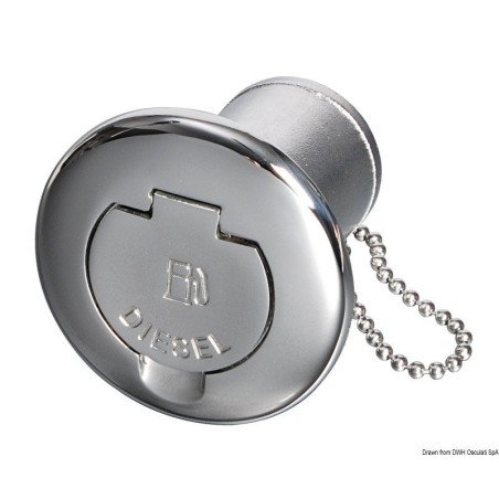 Bouchon de nable Diesel AISI 316 RINA 50 mm