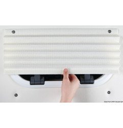 Oceanair pleated shade 381 x 305 mm blanc