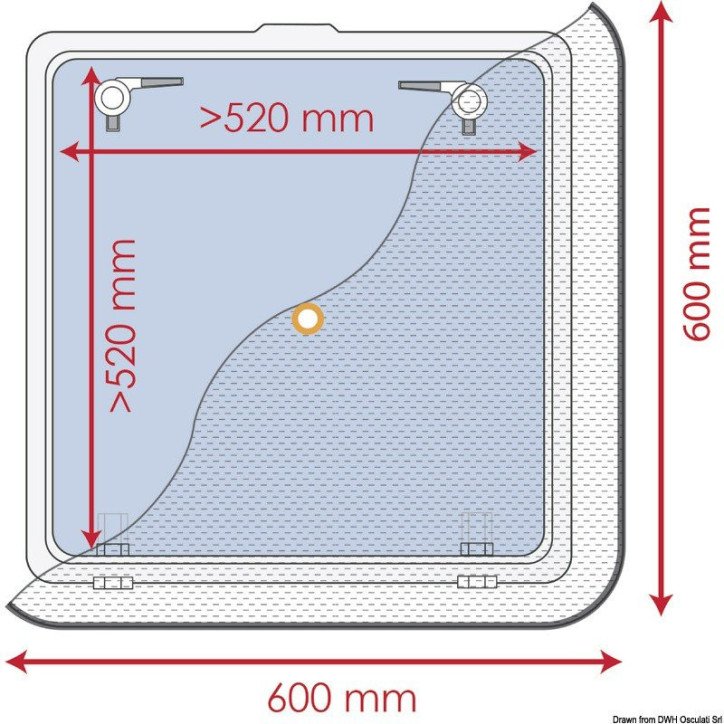 Moustiquaire 600 x 600 mm