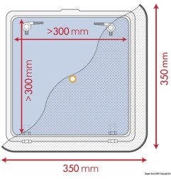 Moustiquaire 350 x 350 mm