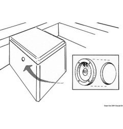 trappe coupe-feu Fire Port inox poli