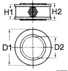 Filtre à air pour moteur VOLVO 3582358