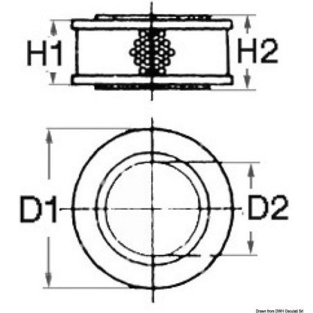 Filtre à air pour moteur VOLVO 858488-0