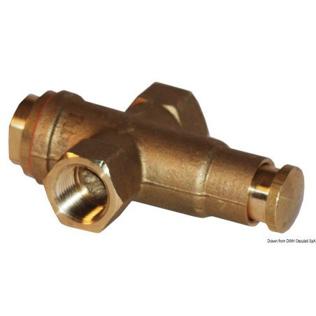 Robinet à poussoir laiton 3/8"