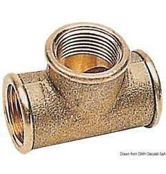 Raccord T laiton 3/8"