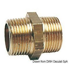 Niple laiton double 3/4"