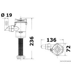 Pompe cloison en ligne d'aération Europump